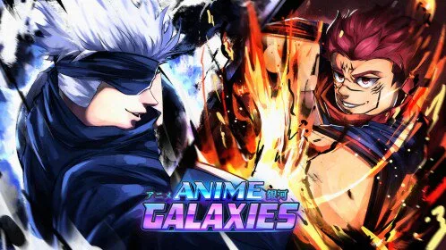 Anime Galaxies thumbnail from the Roblox game listing